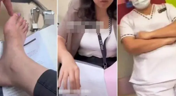 在新加坡辱骂护士,中国女子庭上认罪道歉